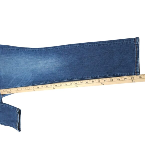 Loft Curvy Skinny Jeans Womens Size 30/10 Medium Wash Mid Rise Denim - Picture 5 of 15